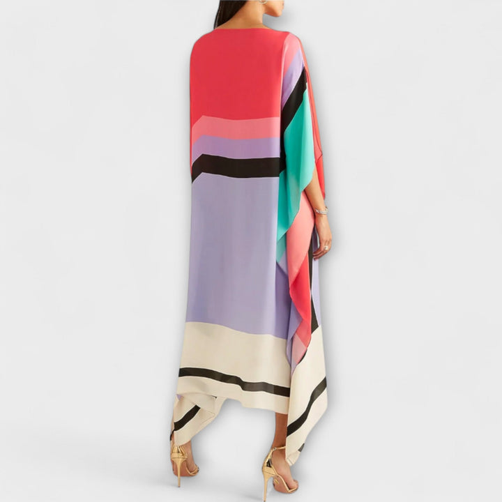 Elenora | Caftan géométrique ample