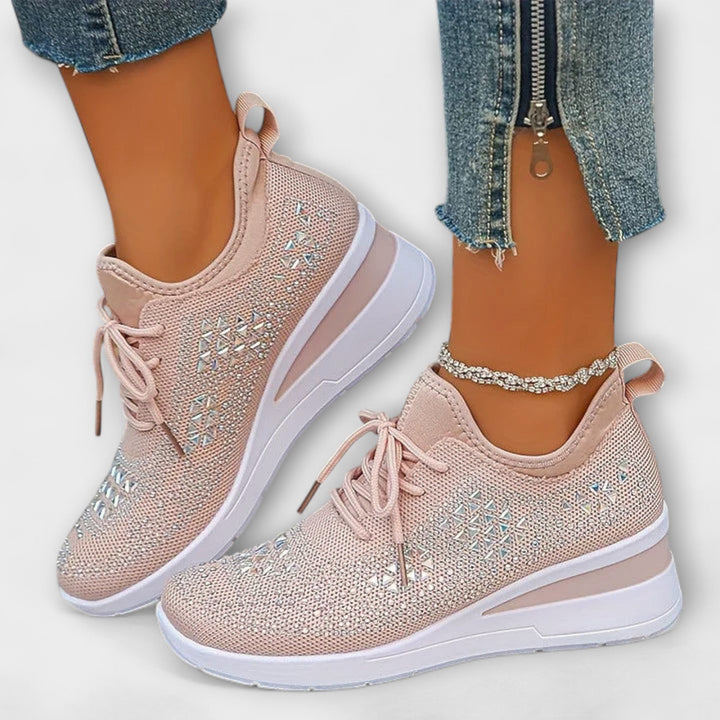 Giselle – Baskets orthopédiques scintillantes à strass