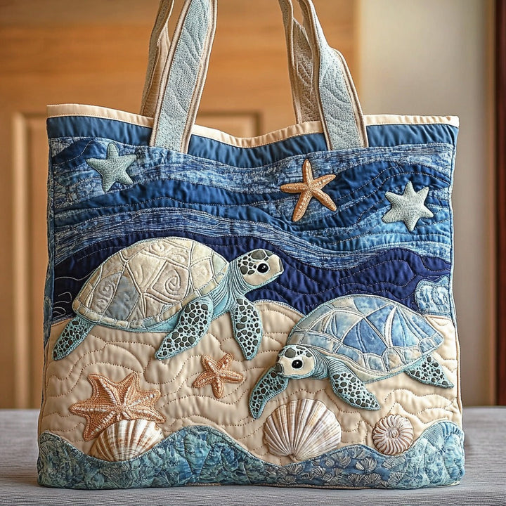 SAC MATELASSÉ | TORTUE DE MER