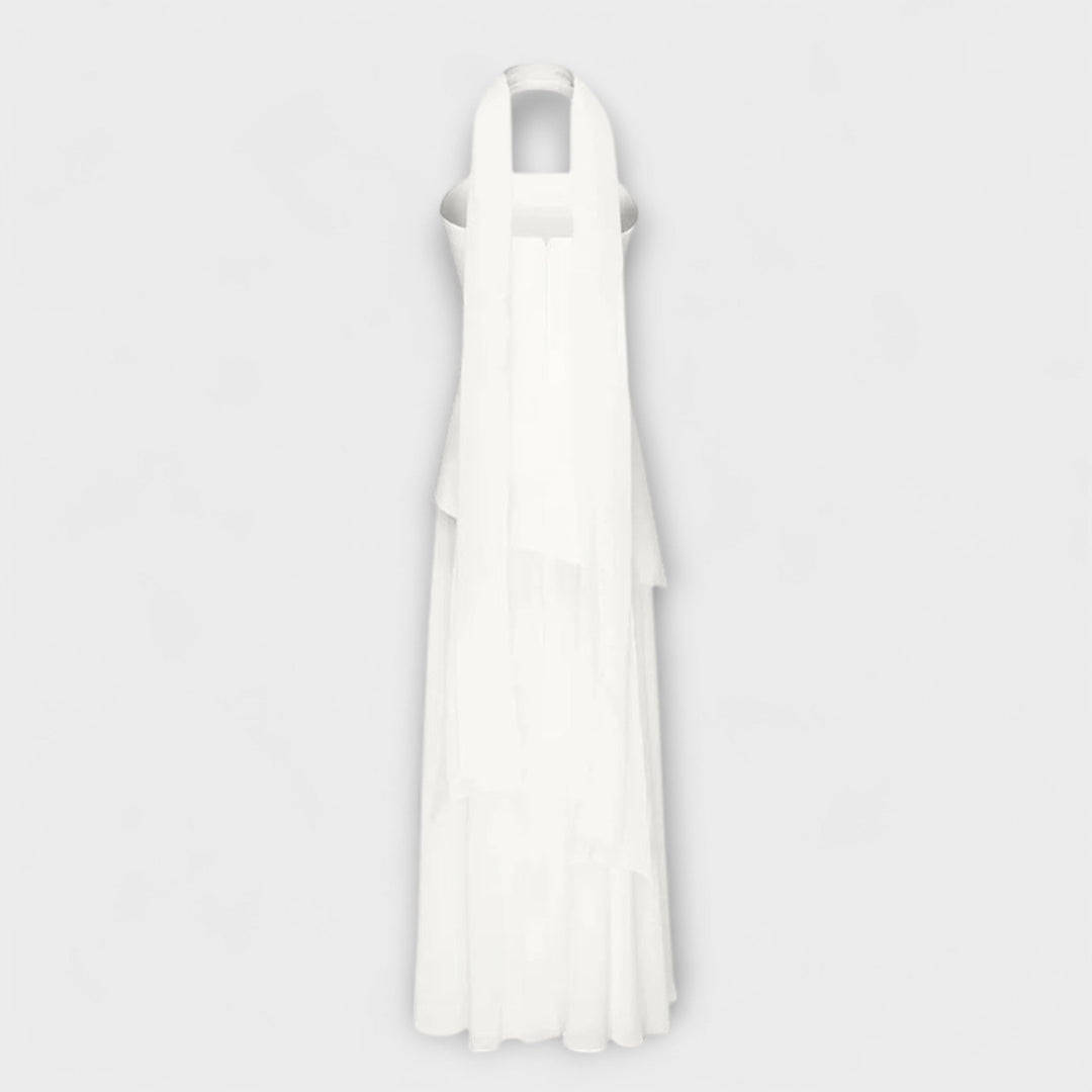 Goldie | Robe maxi en mousseline