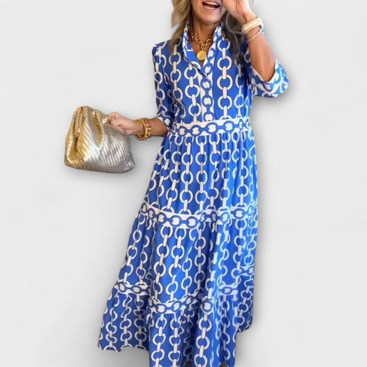 Sofia - Robe midi à chaînes