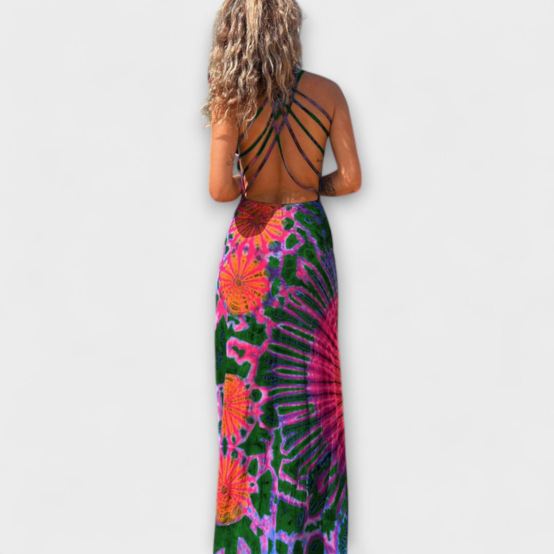 Ronja | Robe maxi à imprimé tie-dye La Bamba