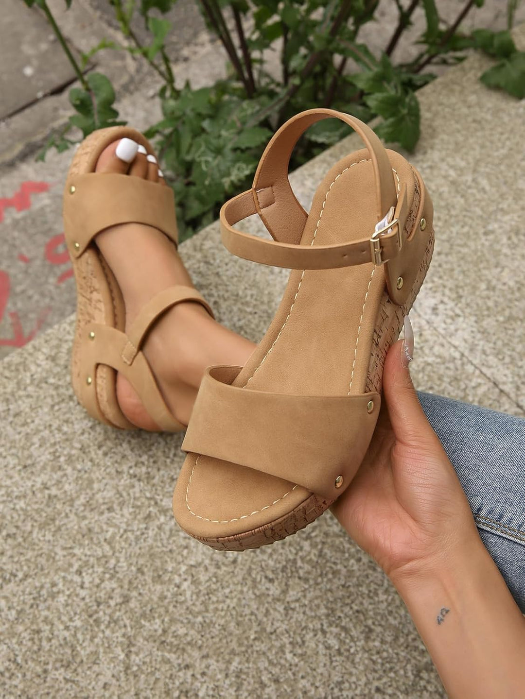 Vanessa – Sandales compensées élégantes