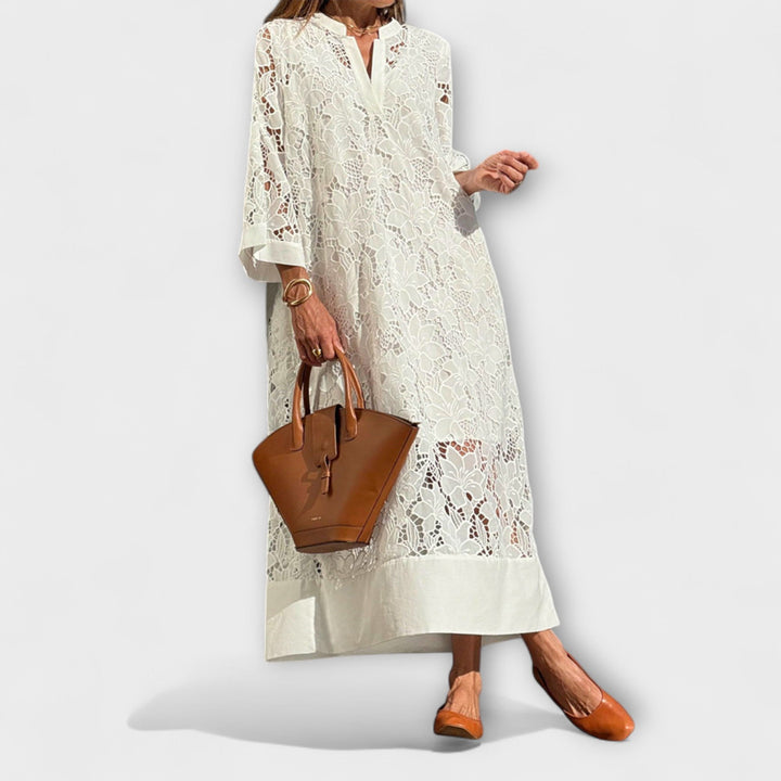 Valmere | Robe brodée Dahlia