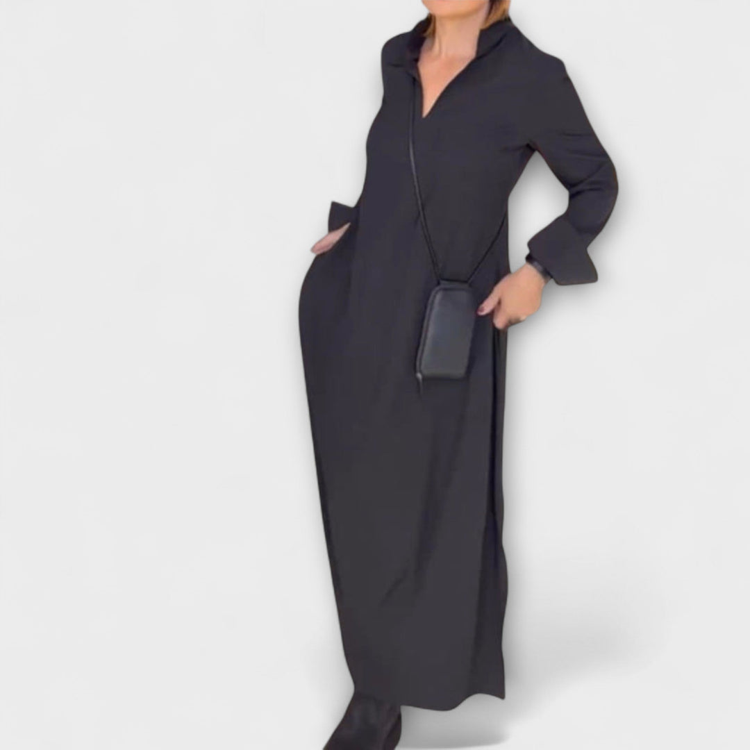 Caroline | Robe longue fluide