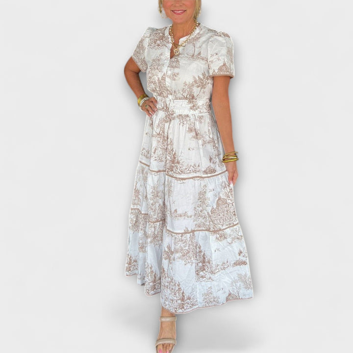 Eliza | Robe maxi toile intemporelle