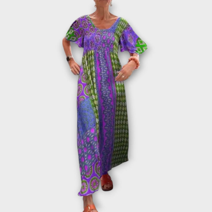 Melania | Robe boho vibrante