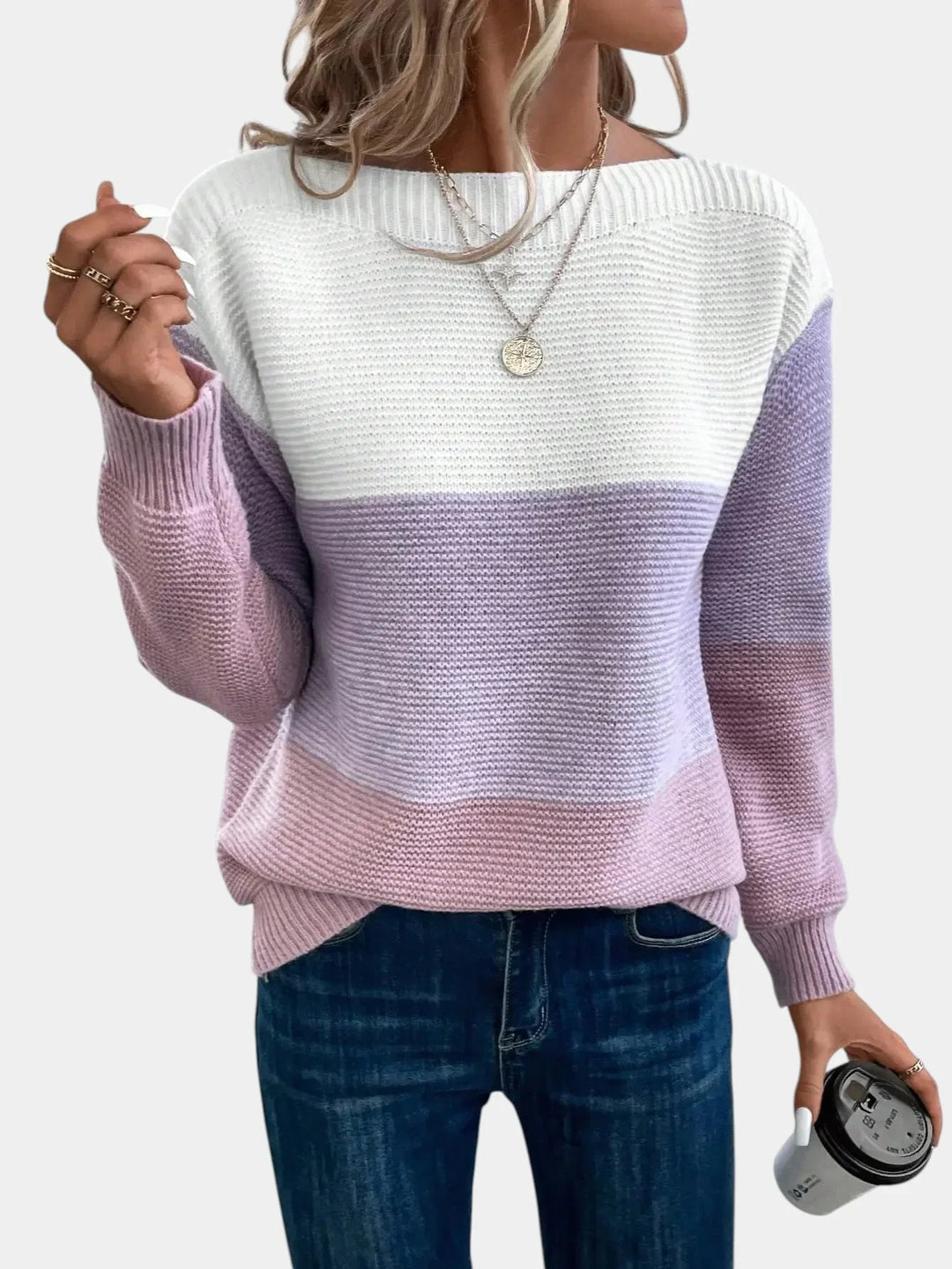 SERENA | PULL DÉGRADÉ DOUX COUPE CONFORTABLE