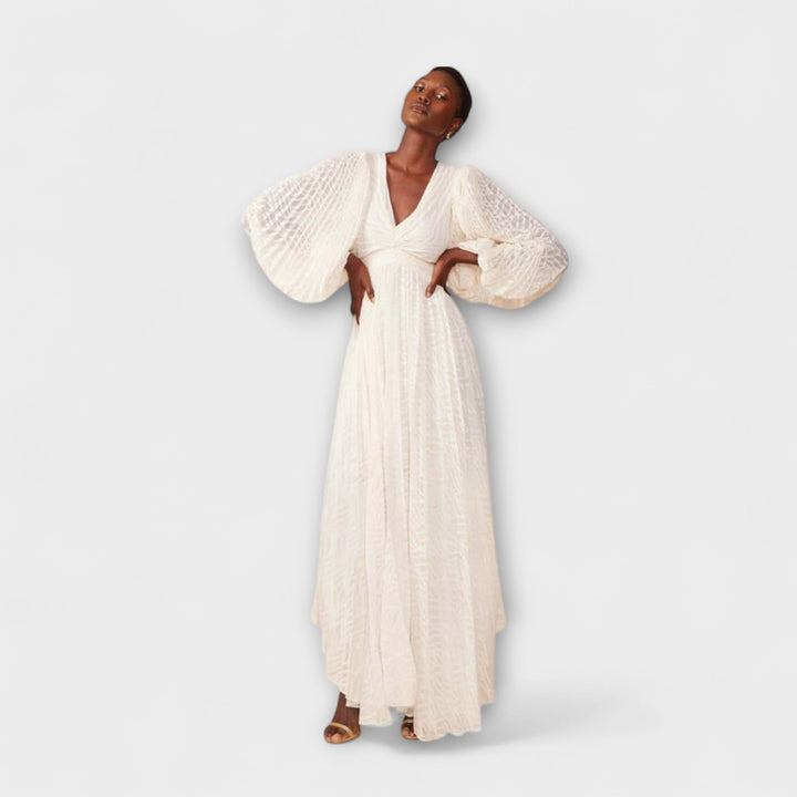 Elsa | Robe maxi crème d'Allegory