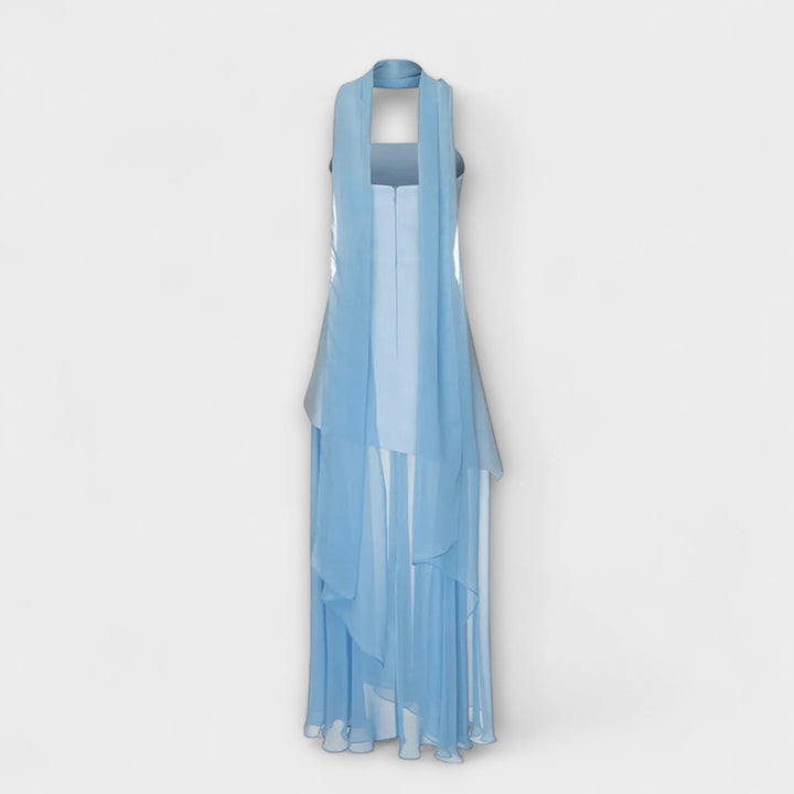 Goldie | Robe maxi en mousseline