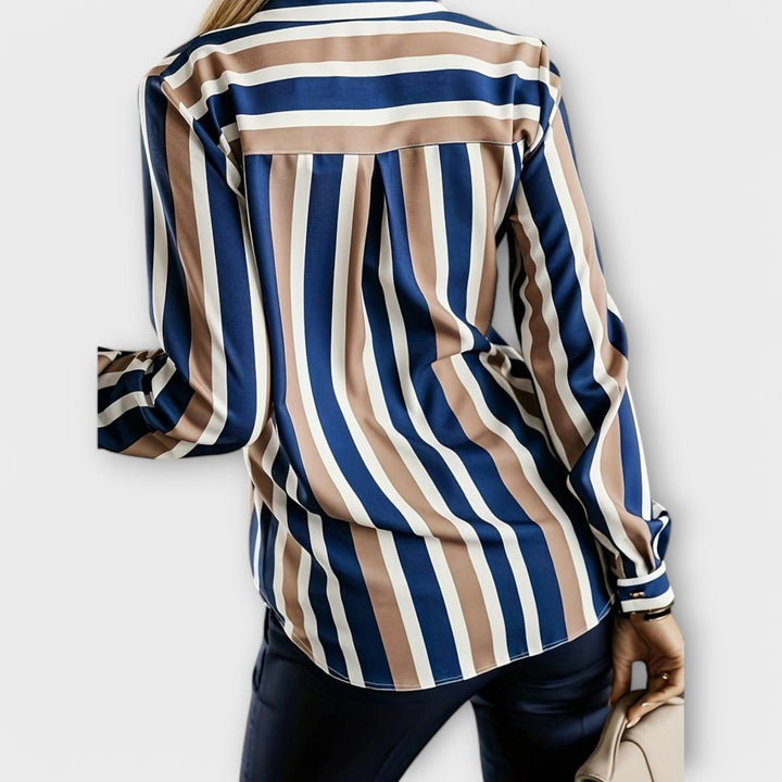 Emily - Blouse décontractée et sereine à rayures