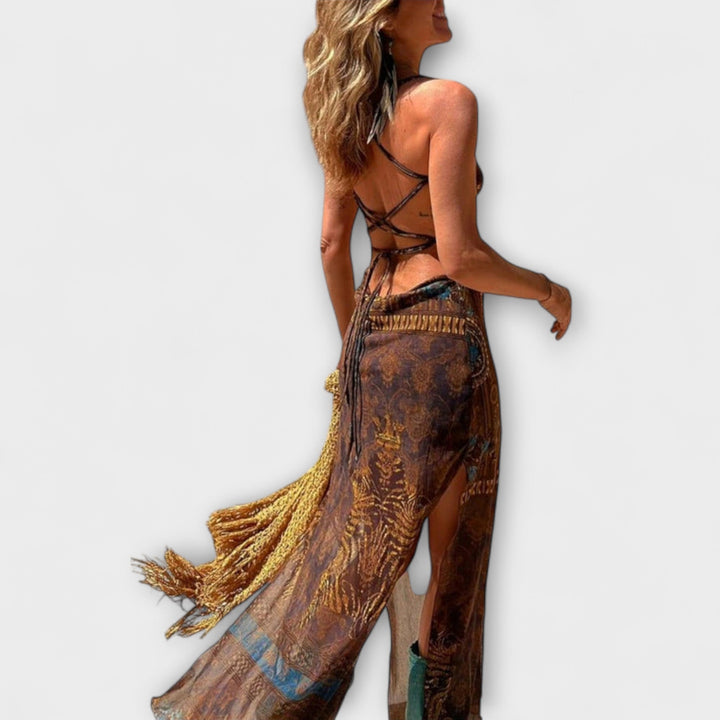 Fee | Robe midi unique à col bénitier