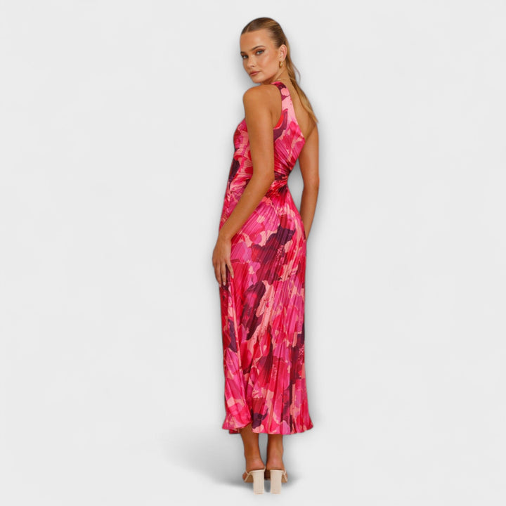 Sienna | Élégante robe maxi à découpes
