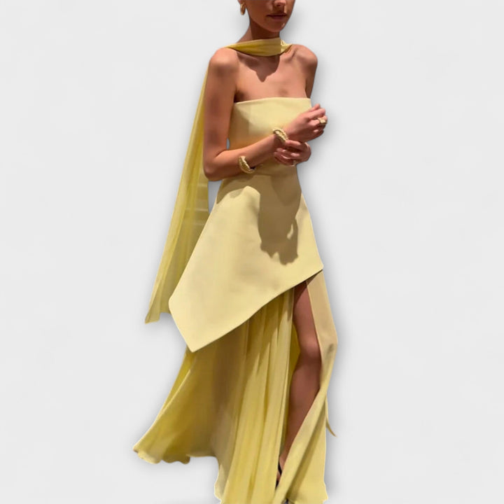 Goldie | Robe maxi en mousseline