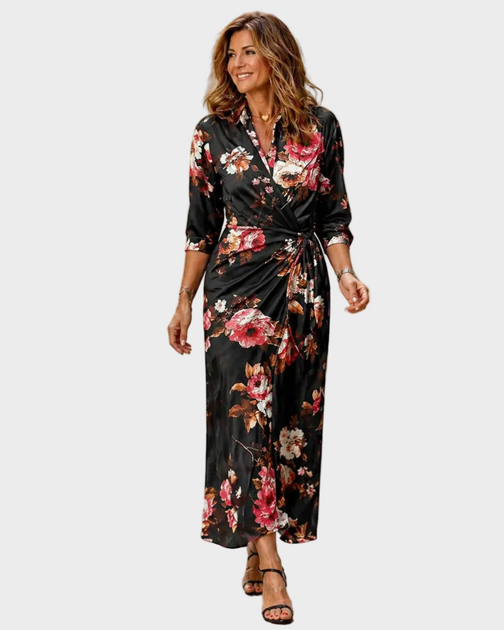 Lola | Robe maxi à imprimé graphique