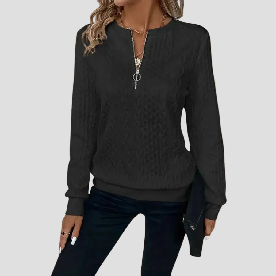 PAGONA | CARDIGAN ZIPPÉ EN TRICOT