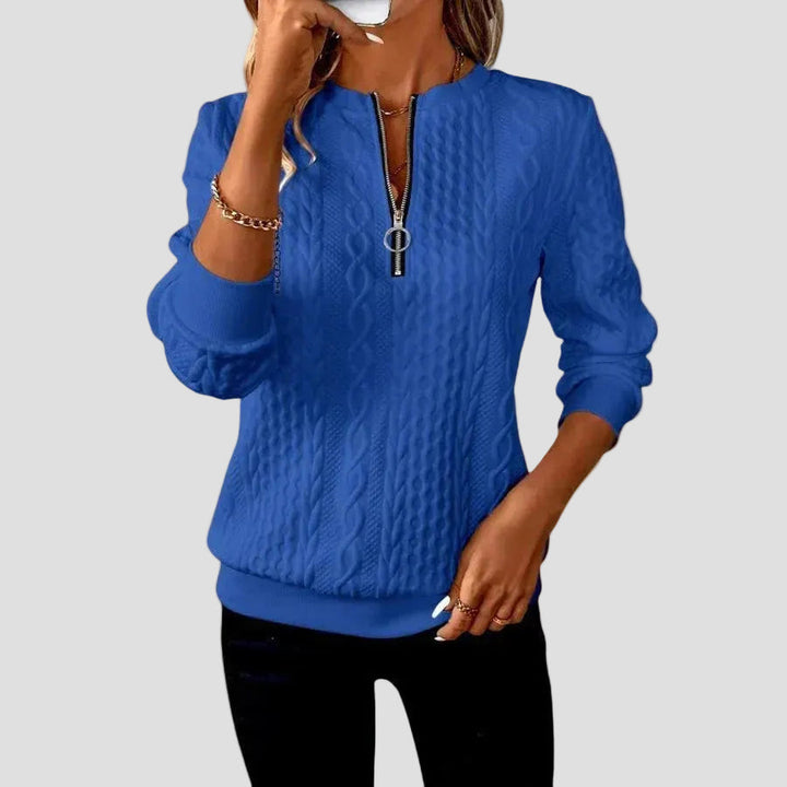 PAGONA | CARDIGAN ZIPPÉ EN TRICOT