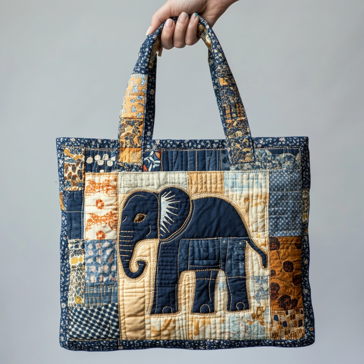 SAC MATELASSÉ | ÉLÉPHANT PATCHWORK