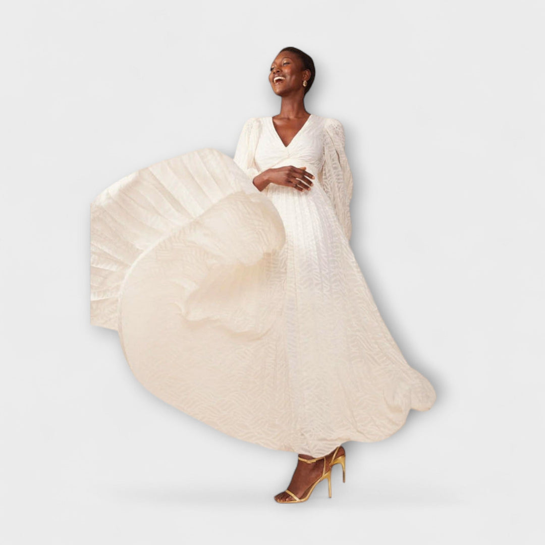 Elsa | Robe maxi crème d'Allegory