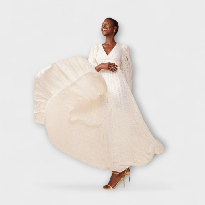 Elsa | Robe maxi crème d'Allegory