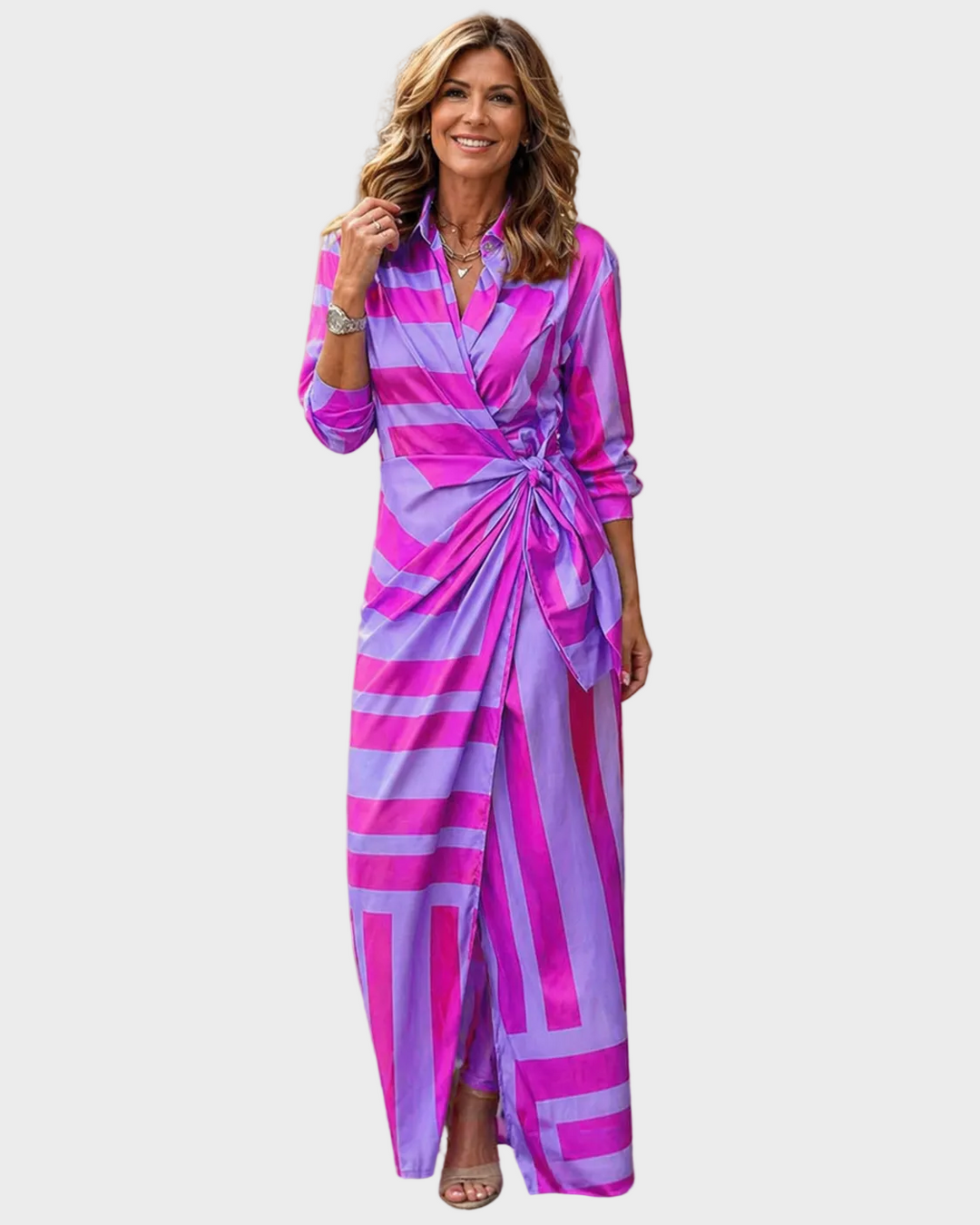 Lola | Robe maxi à imprimé graphique