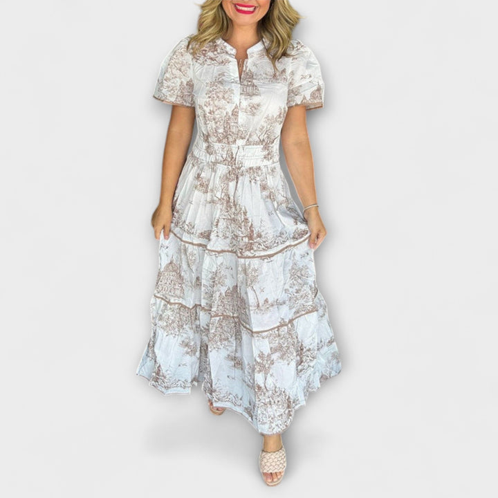 Eliza | Robe maxi toile intemporelle