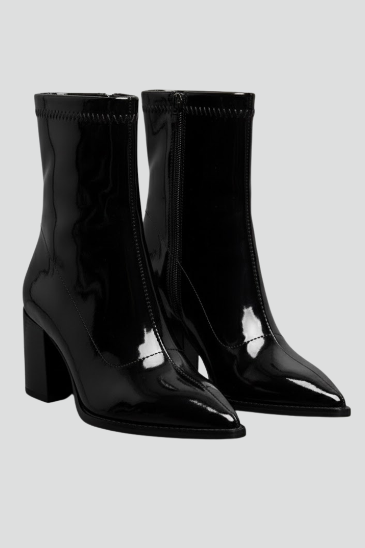 Bianca | Bottines à talon bloc bas