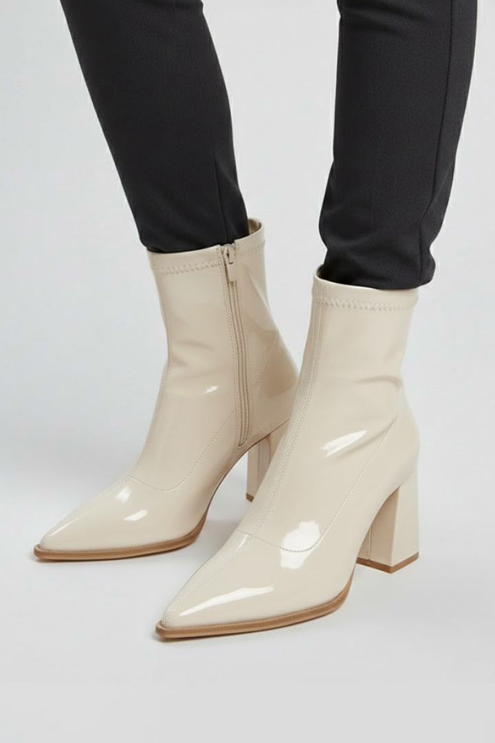 Bianca | Bottines à talon bloc bas