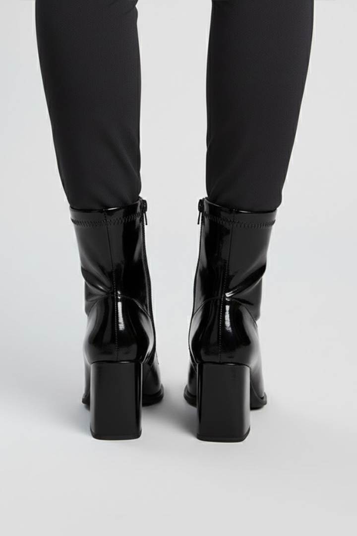 Bianca | Bottines à talon bloc bas