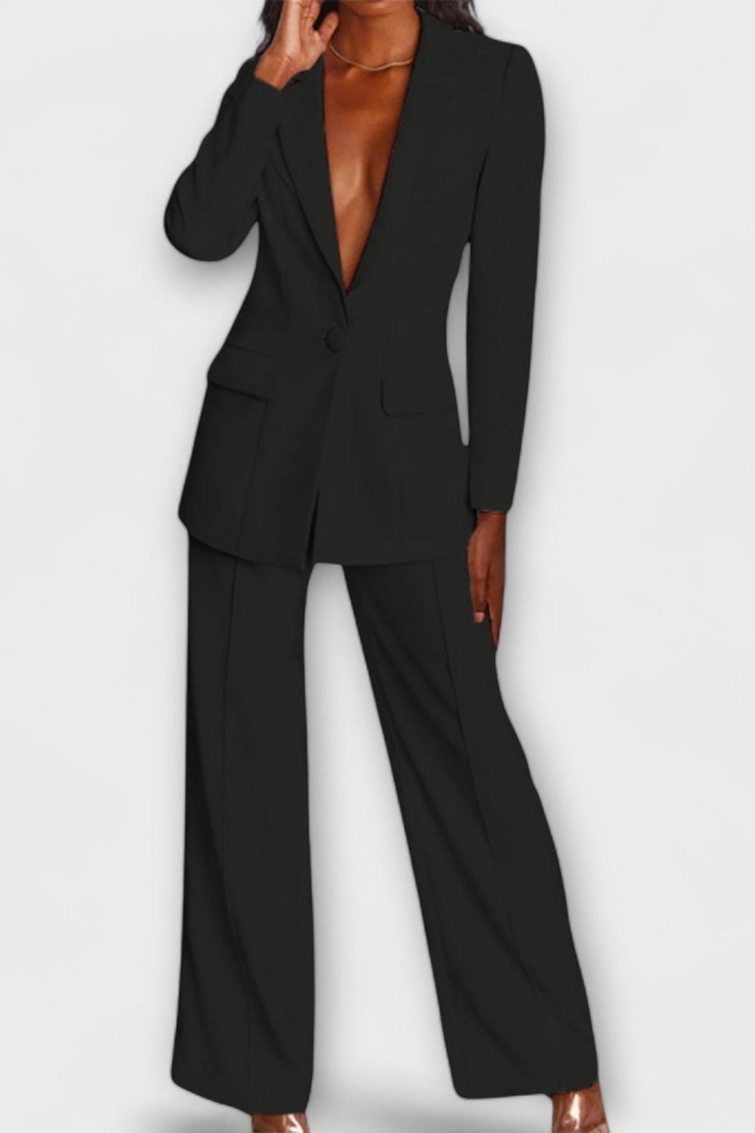 Annemarie | Ensemble blazer noir