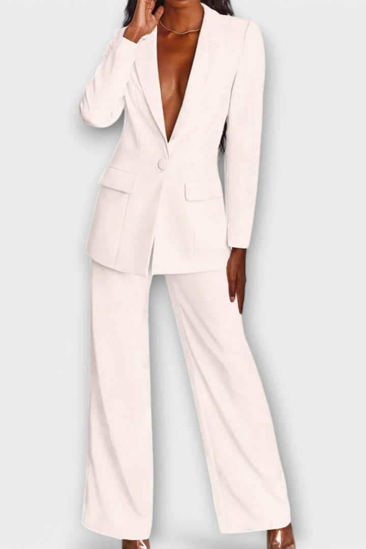 Annemarie | Ensemble blazer noir