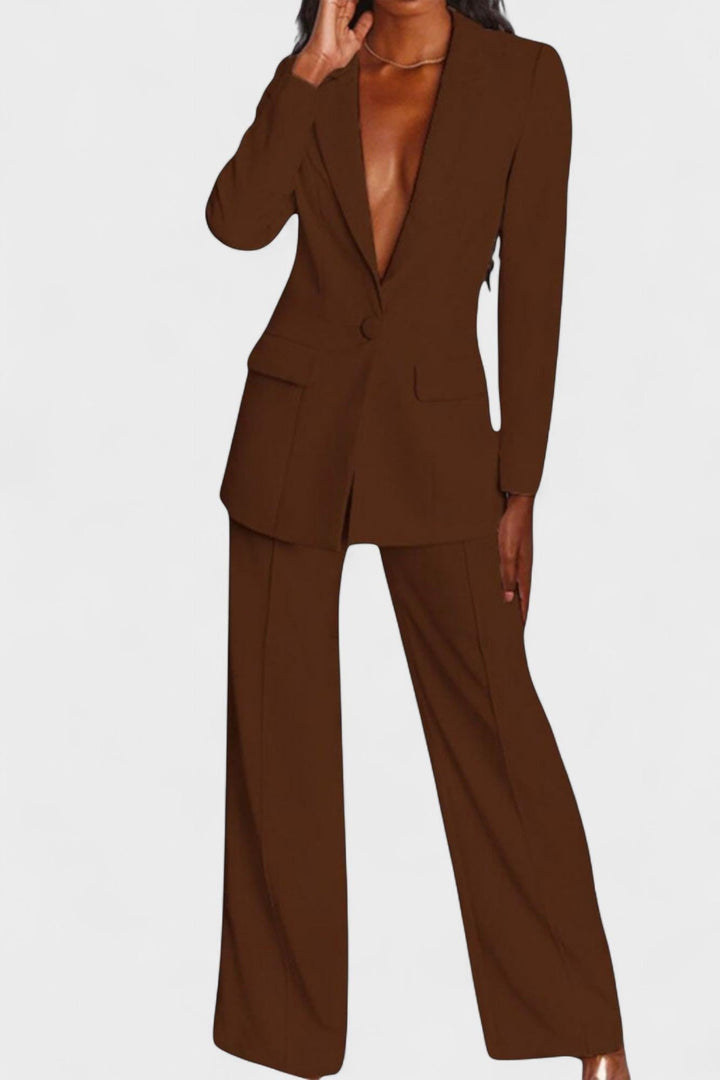 Annemarie | Ensemble blazer noir