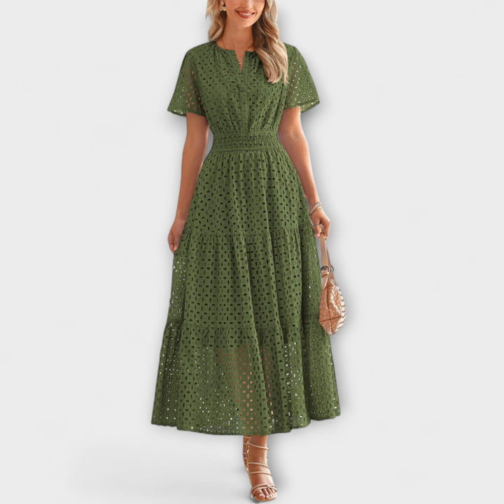 Linette | Élégante robe d'été en dentelle