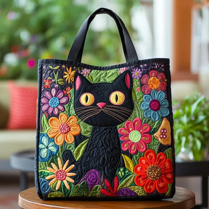 SAC MATELASSÉ | ENCHANTED BLACK CAT
