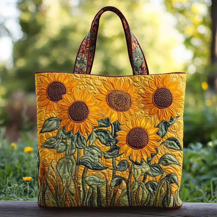 SAC MATELASSÉ | SUNFLOWERS