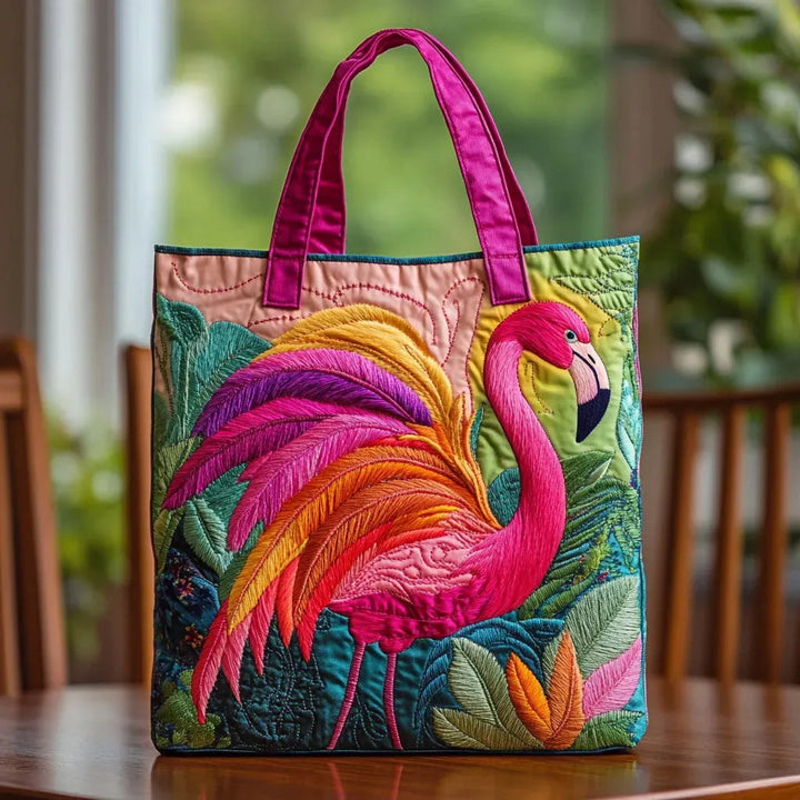 SAC MATELASSÉ | RAINBOW FLAMINGO