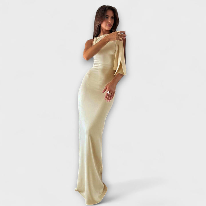 Chloé | Robe maxi à détail noué
