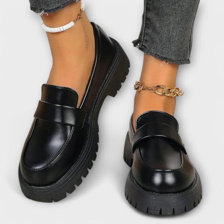 Mocassin pour femme au design orthopédique