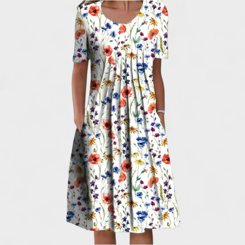 Marta - Robe midi à superpositions