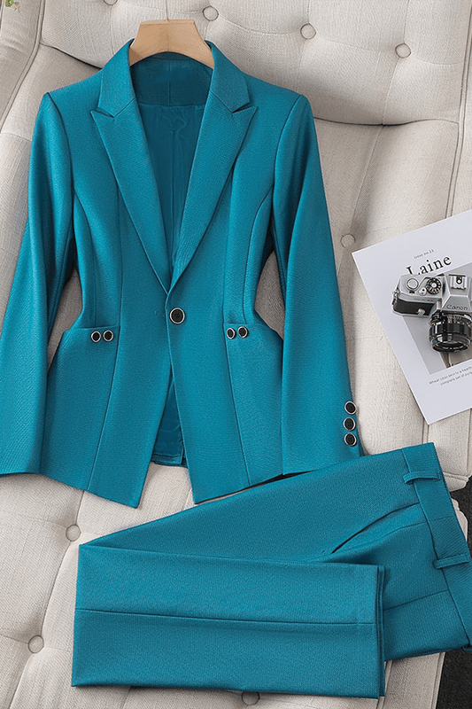 Theres | Ensemble blazer vert