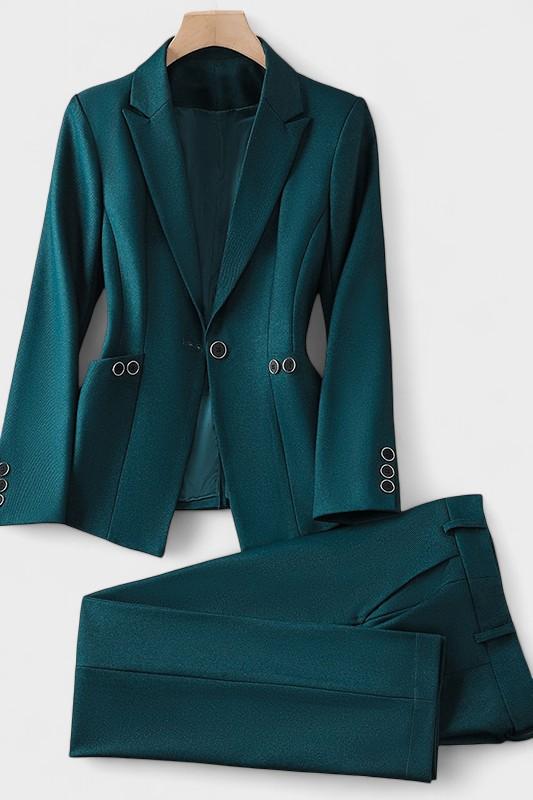 Theres | Ensemble blazer vert