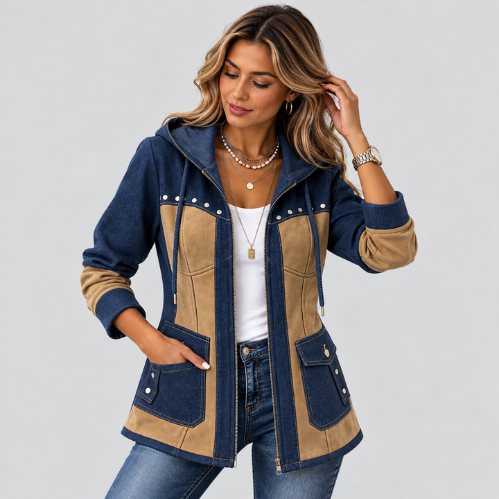 FAWNRIDGE | VESTE À CAPUCHE PATCHWORK