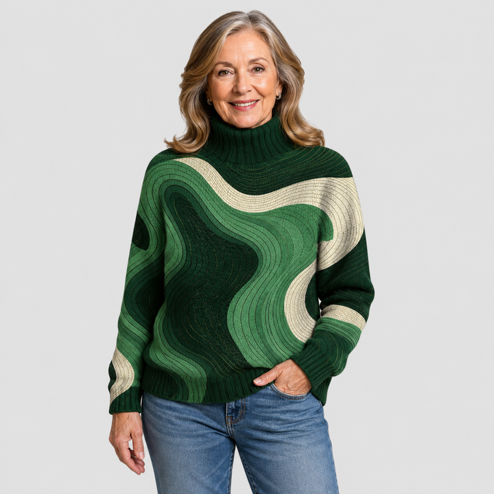 EVA | PULL TRICOTÉ ARTISTIQUE