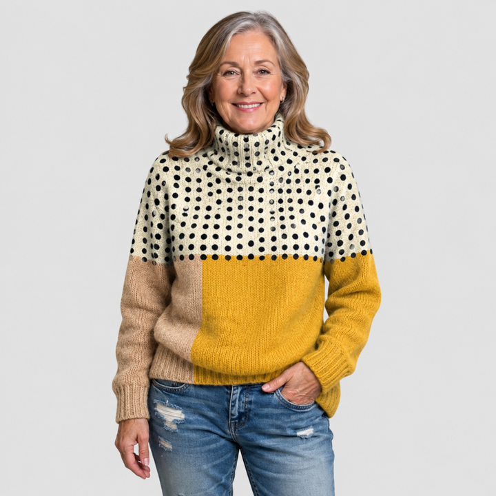 LAURA | PULL TRICOTÉ ARTISTIQUE