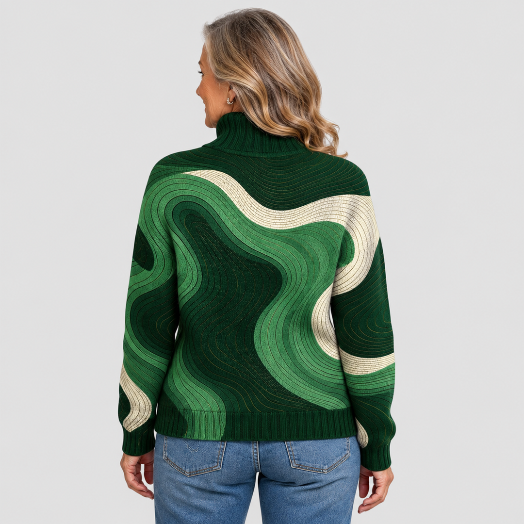 EVA | PULL TRICOTÉ ARTISTIQUE
