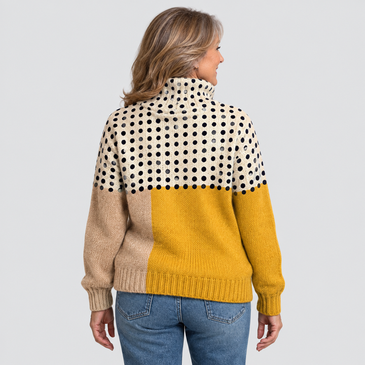 LAURA | PULL TRICOTÉ ARTISTIQUE