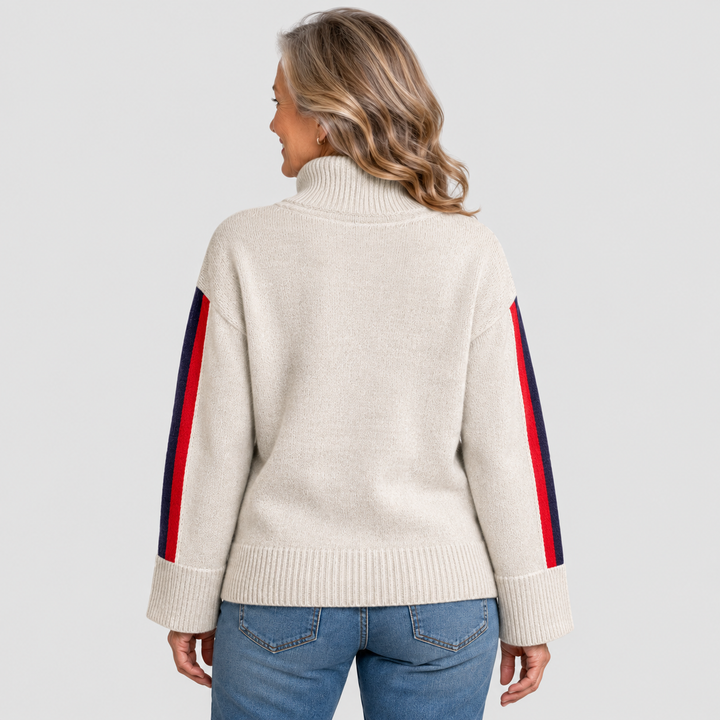 LUCIANA | PULL TRICOTÉ ARTISTIQUE