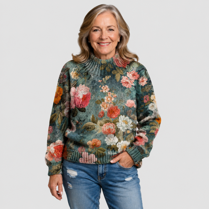 PATRÍCIA | PULL TRICOTÉ ARTISTIQUE
