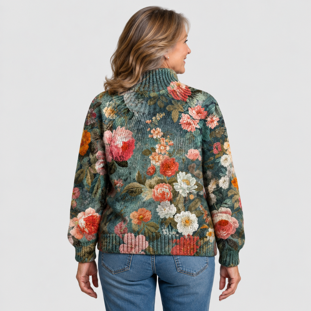 PATRÍCIA | PULL TRICOTÉ ARTISTIQUE