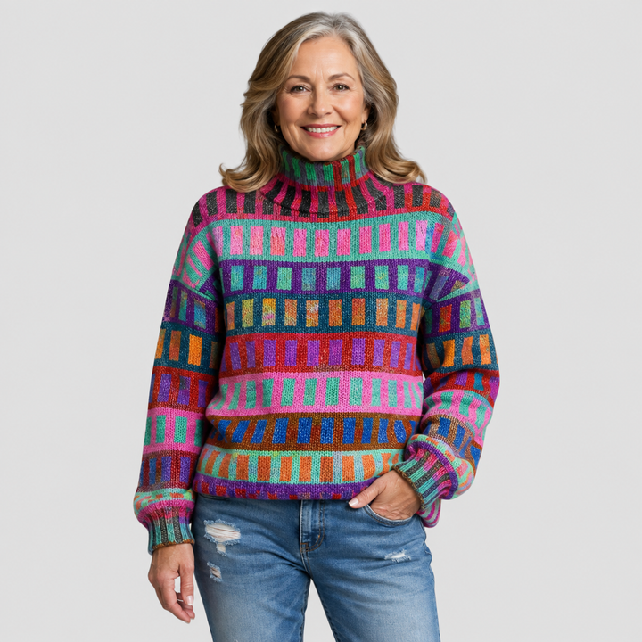 ISABEL | PULL TRICOTÉ ARTISTIQUE